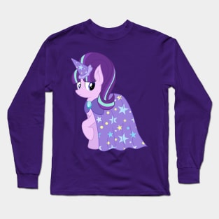 Starlight wearing Trixie's cape and hat Long Sleeve T-Shirt